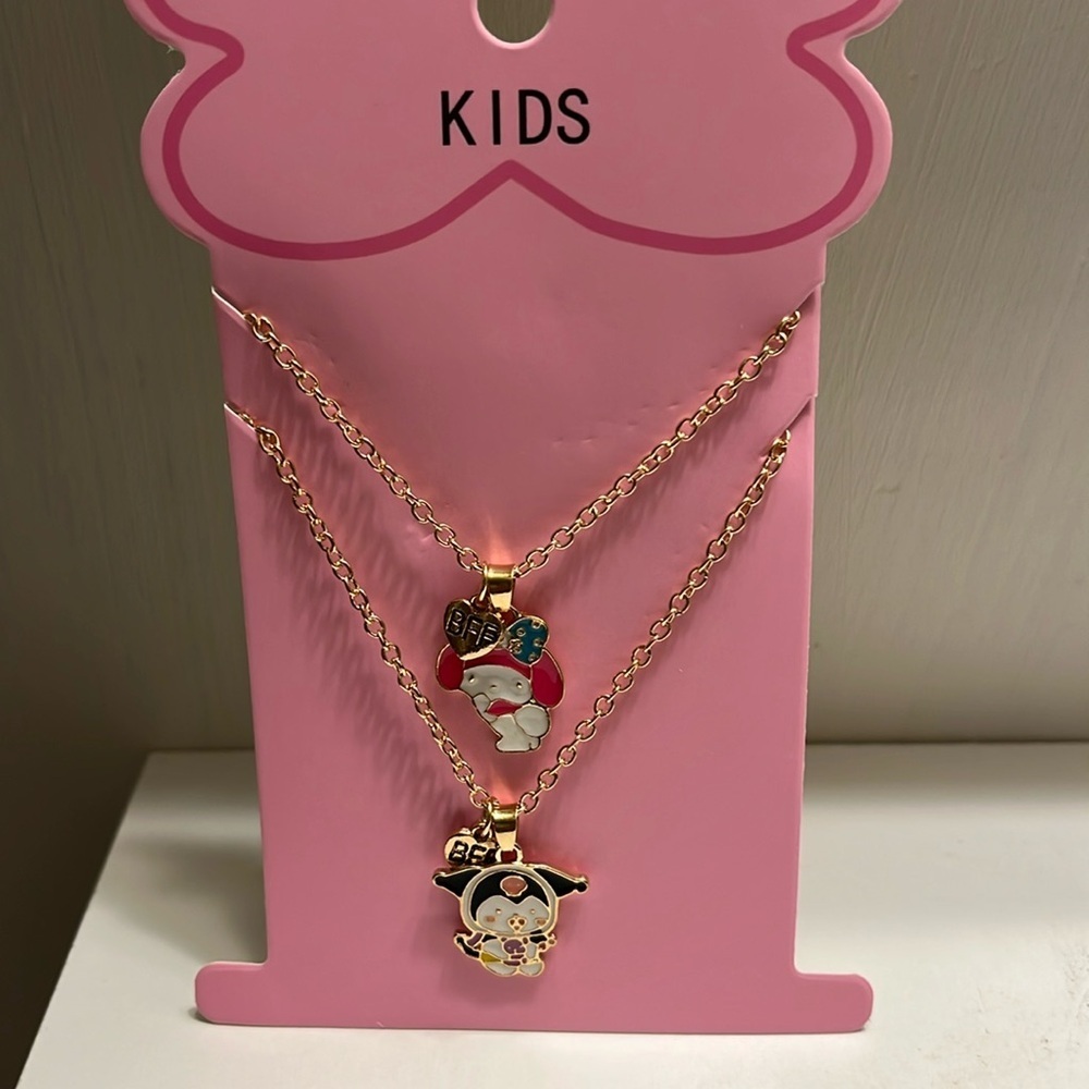 Sanrio Kuromi and My Melody Best Friends Necklace